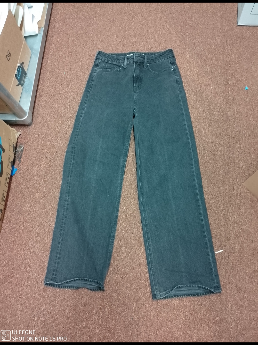 Old Navy Wide-Leg High-Rise Jeans - Black Wash